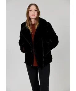 Awa Shearling Suede Biker