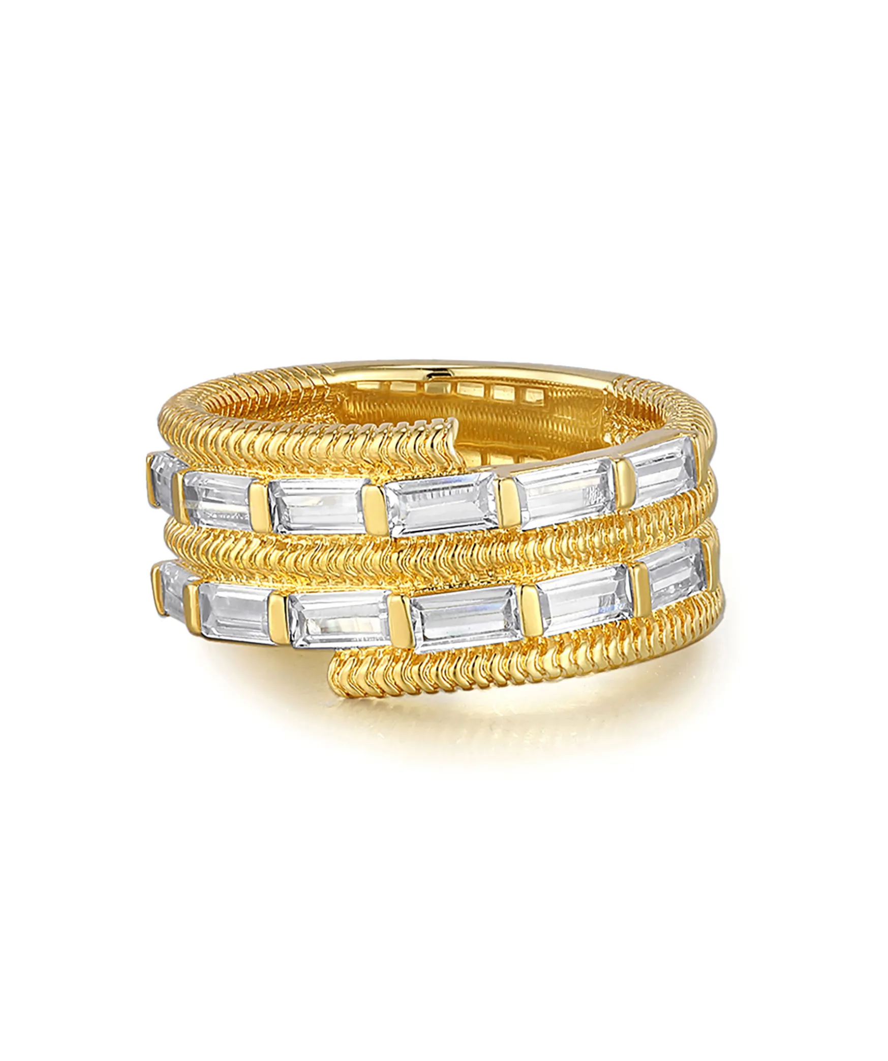 Baguette Coil Ring