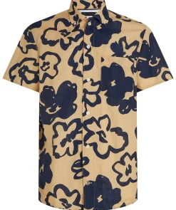 Big Floral Print Ss Shirt