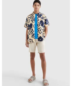 Big Floral Print Ss Shirt