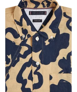 Big Floral Print Ss Shirt