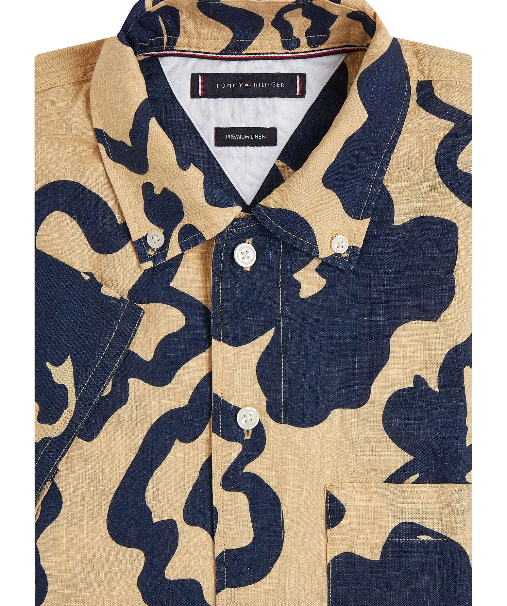 Big Floral Print Ss Shirt