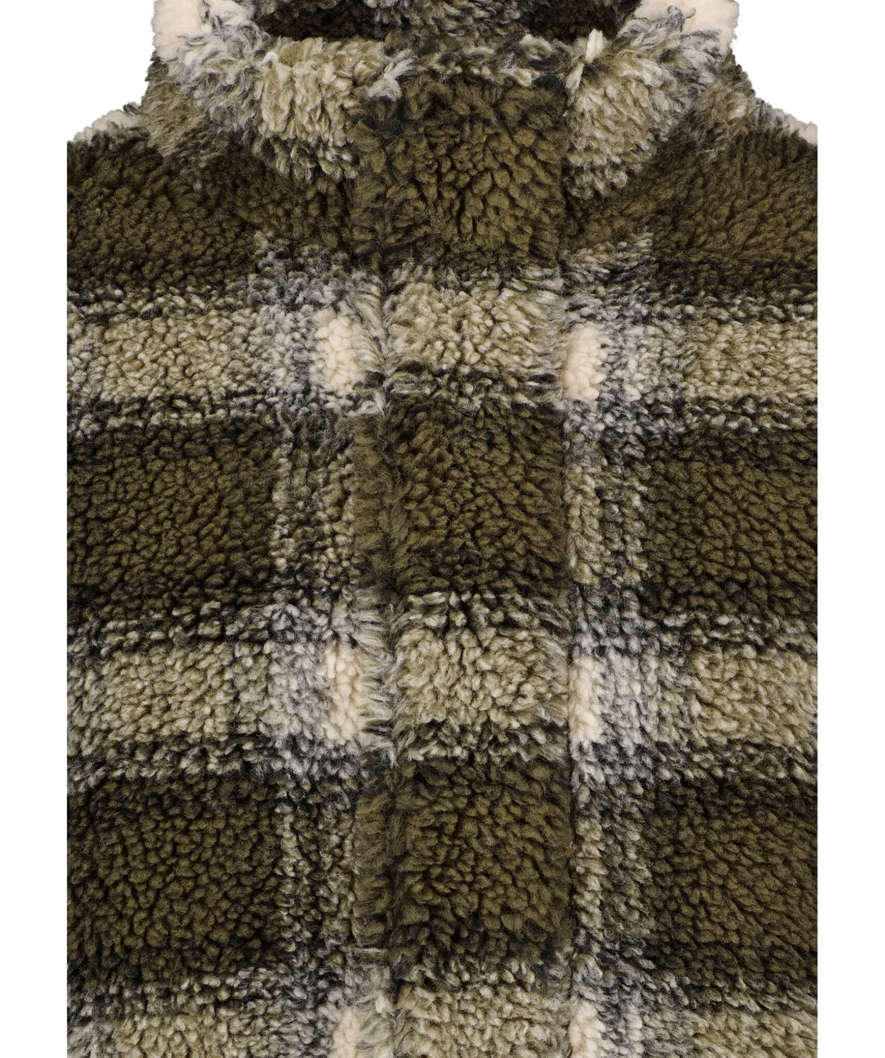 Check Fleece Full Zip