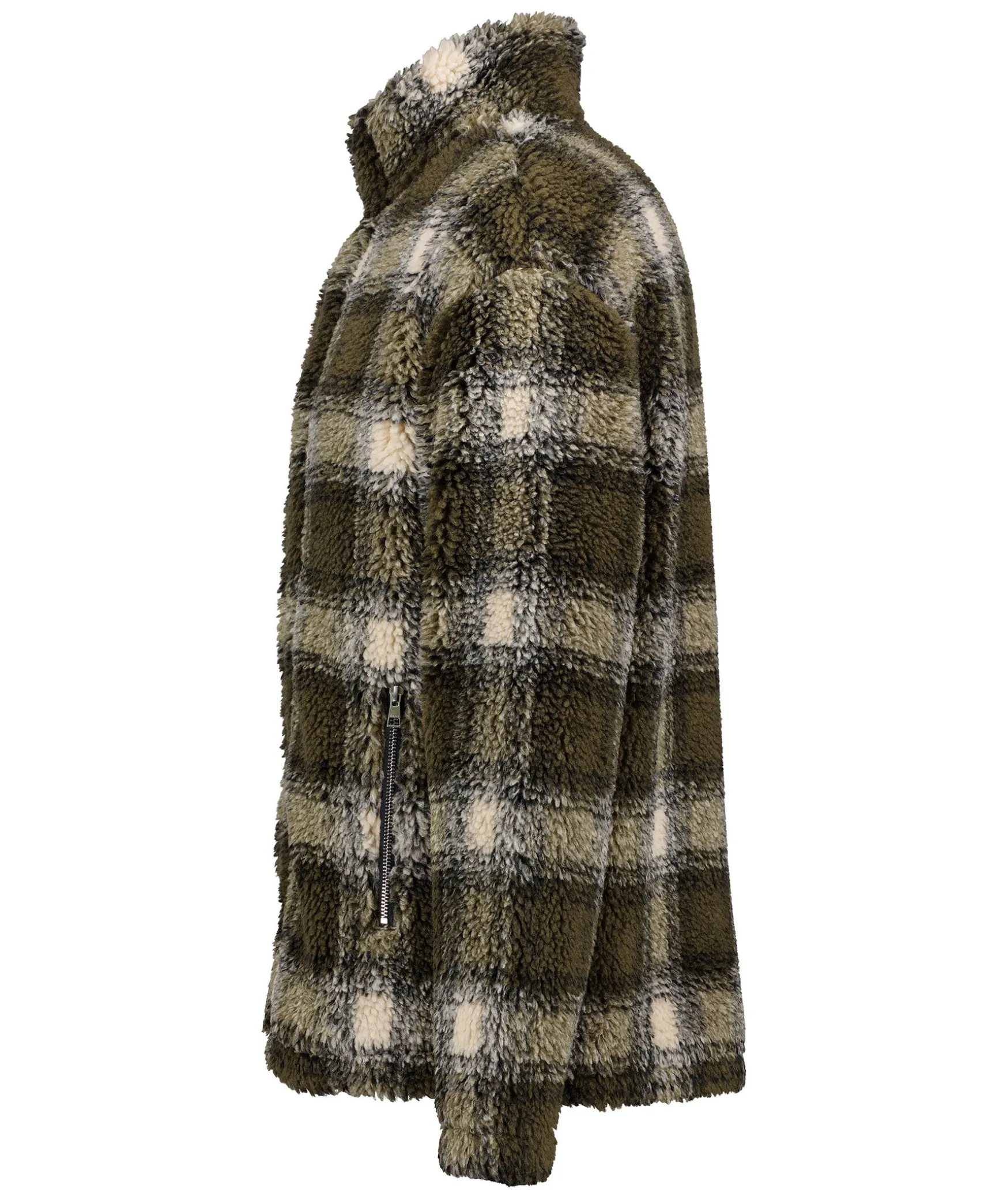 Check Fleece Full Zip
