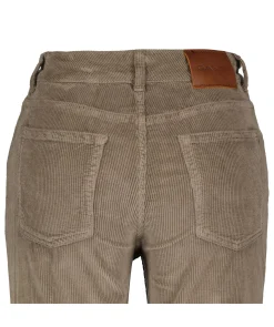 Cord Cropped Flare Jeans