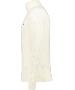 Cotton Cable Turtle Neck