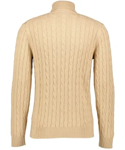 Cotton Cable Turtle Neck