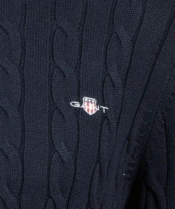 Cotton Cable Turtle Neck