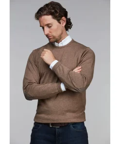 Crewneck Alcantara Patch