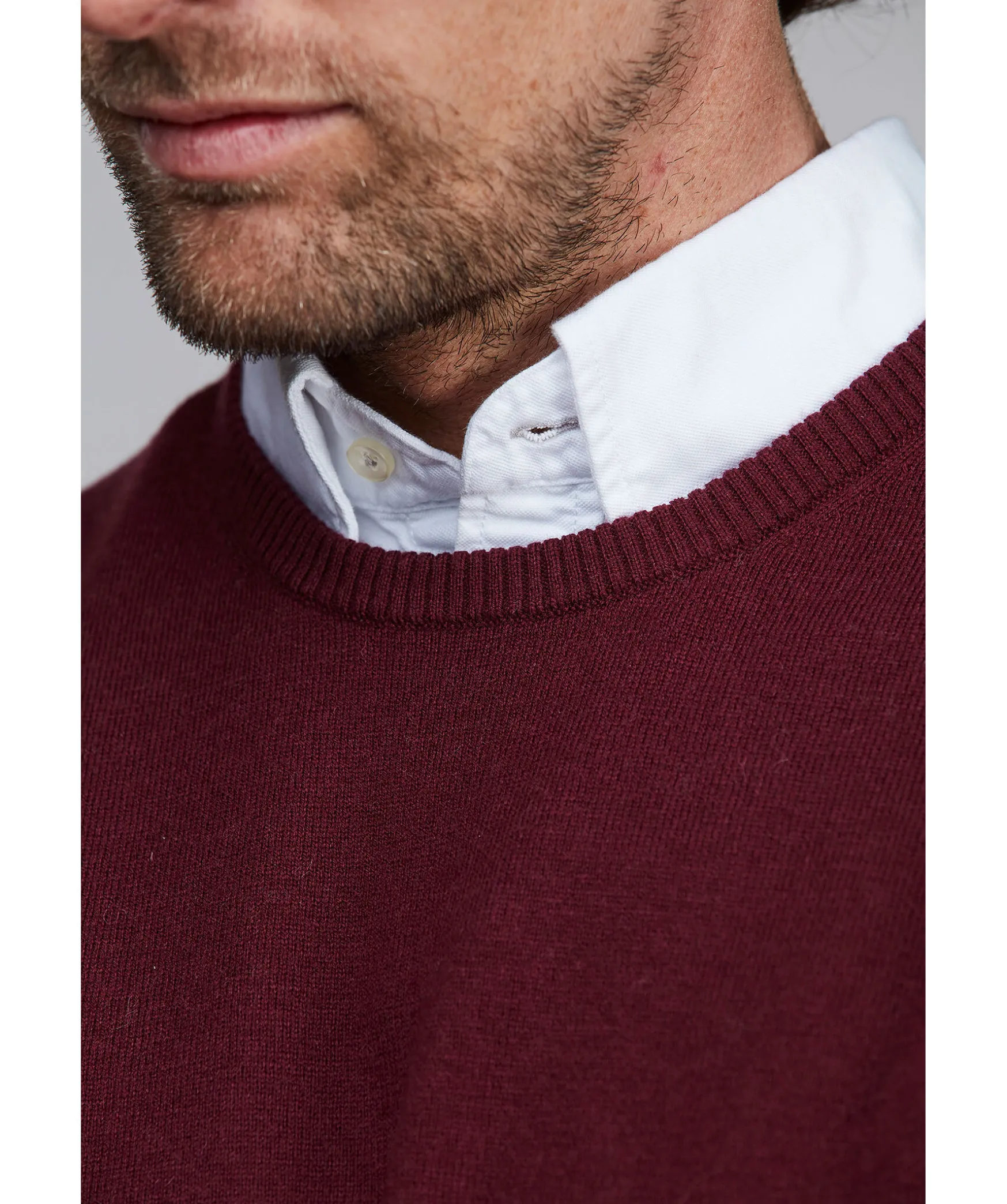 Crewneck Alcantara Patch