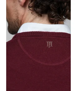 Crewneck Alcantara Patch