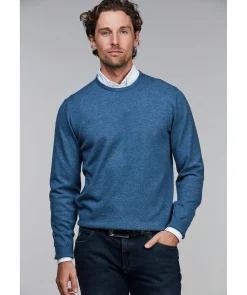 Crewneck Alcantara Patch