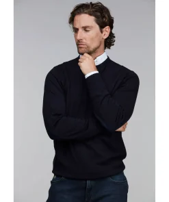 Crewneck Alcantara Patch