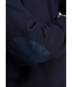 Crewneck Alcantara Patch