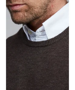 Crewneck Alcantara Patch