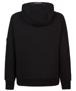 Diagonal Raised Zip Hood