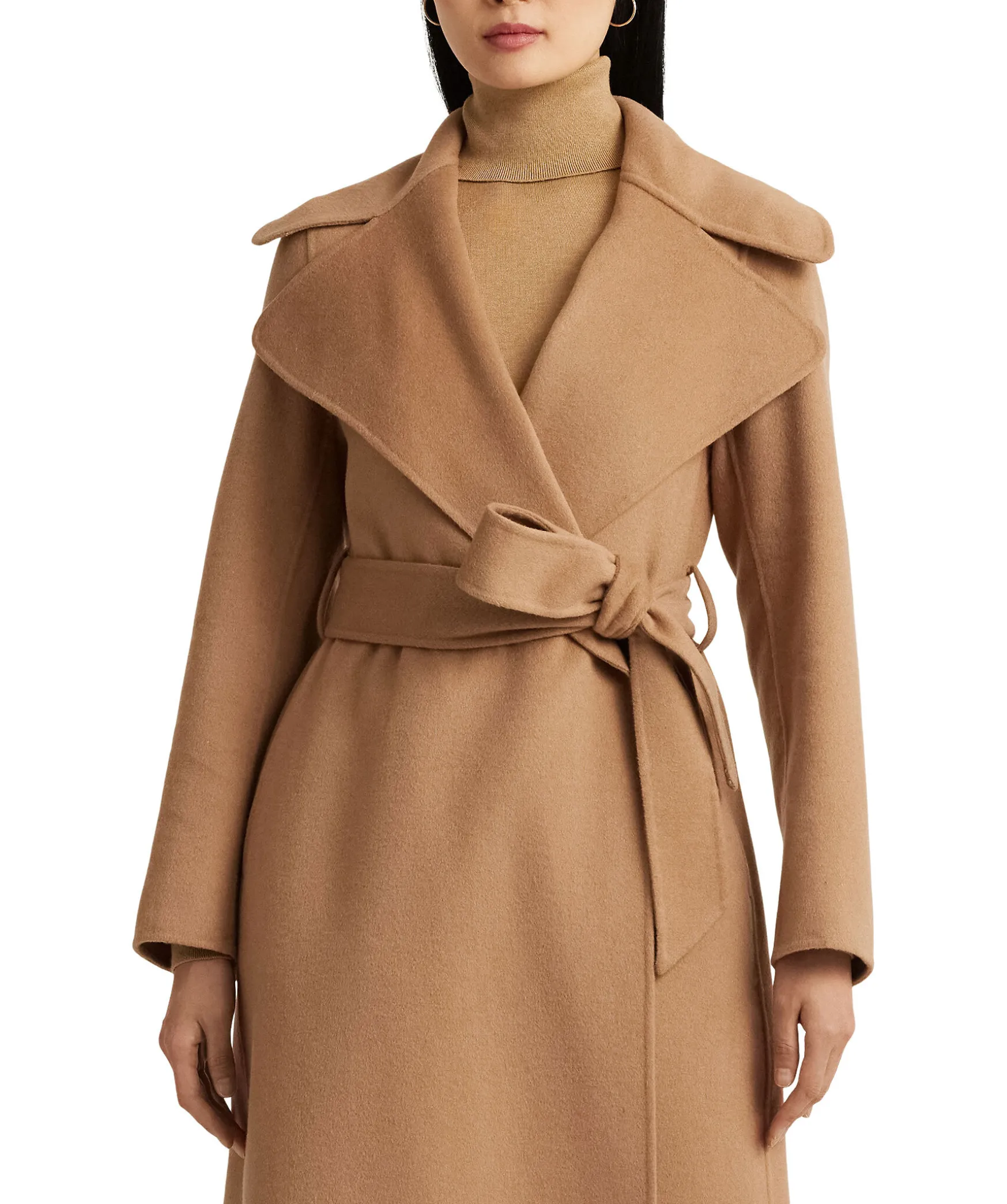 Double Fc Wrap Wool Coat