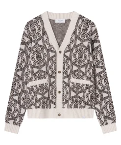 Filip Jaquard Cardigan