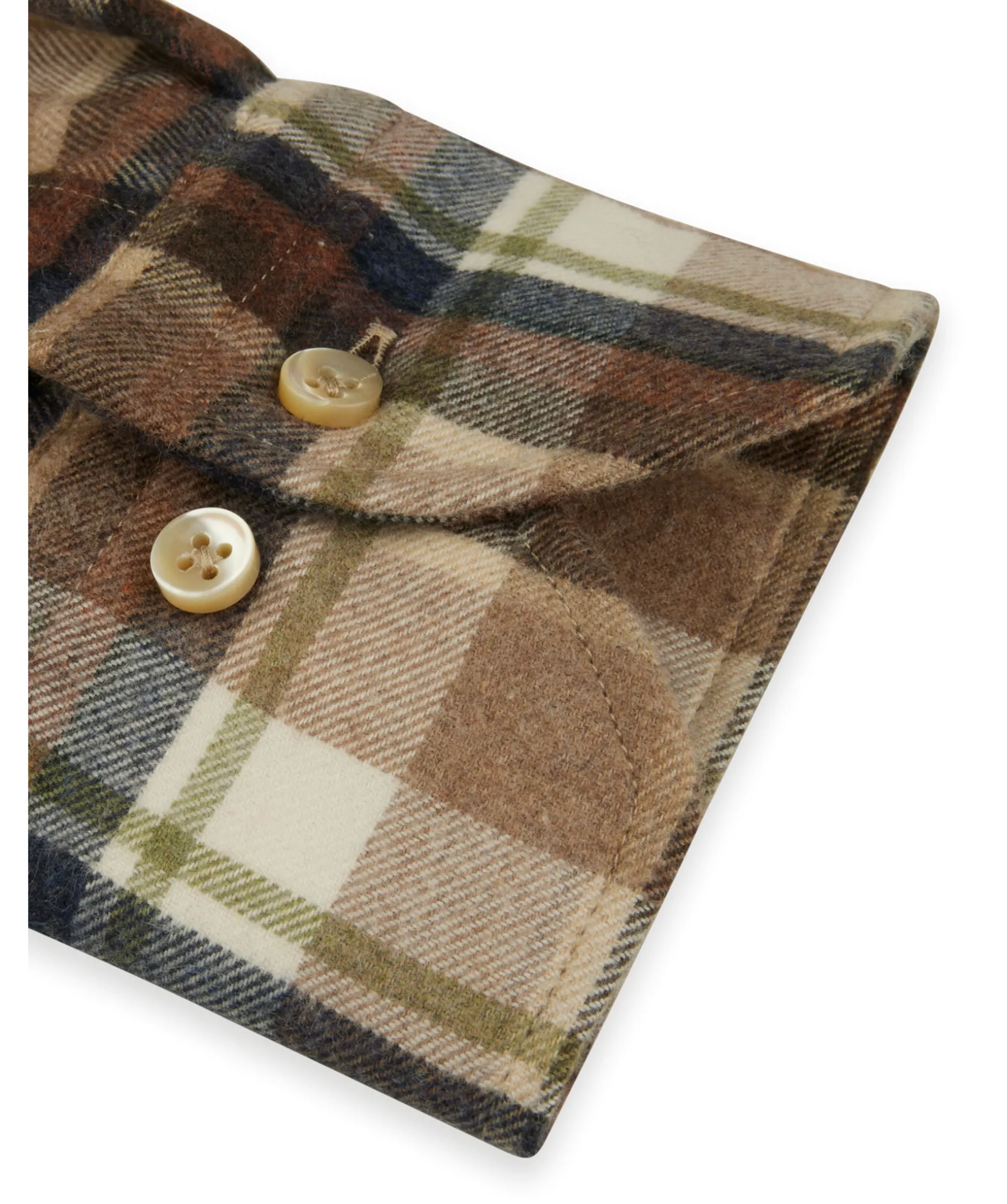 Fitted Body Flannel Check