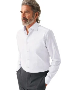 Floral Effect Twill Slim