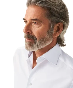 Floral Effect Twill Slim