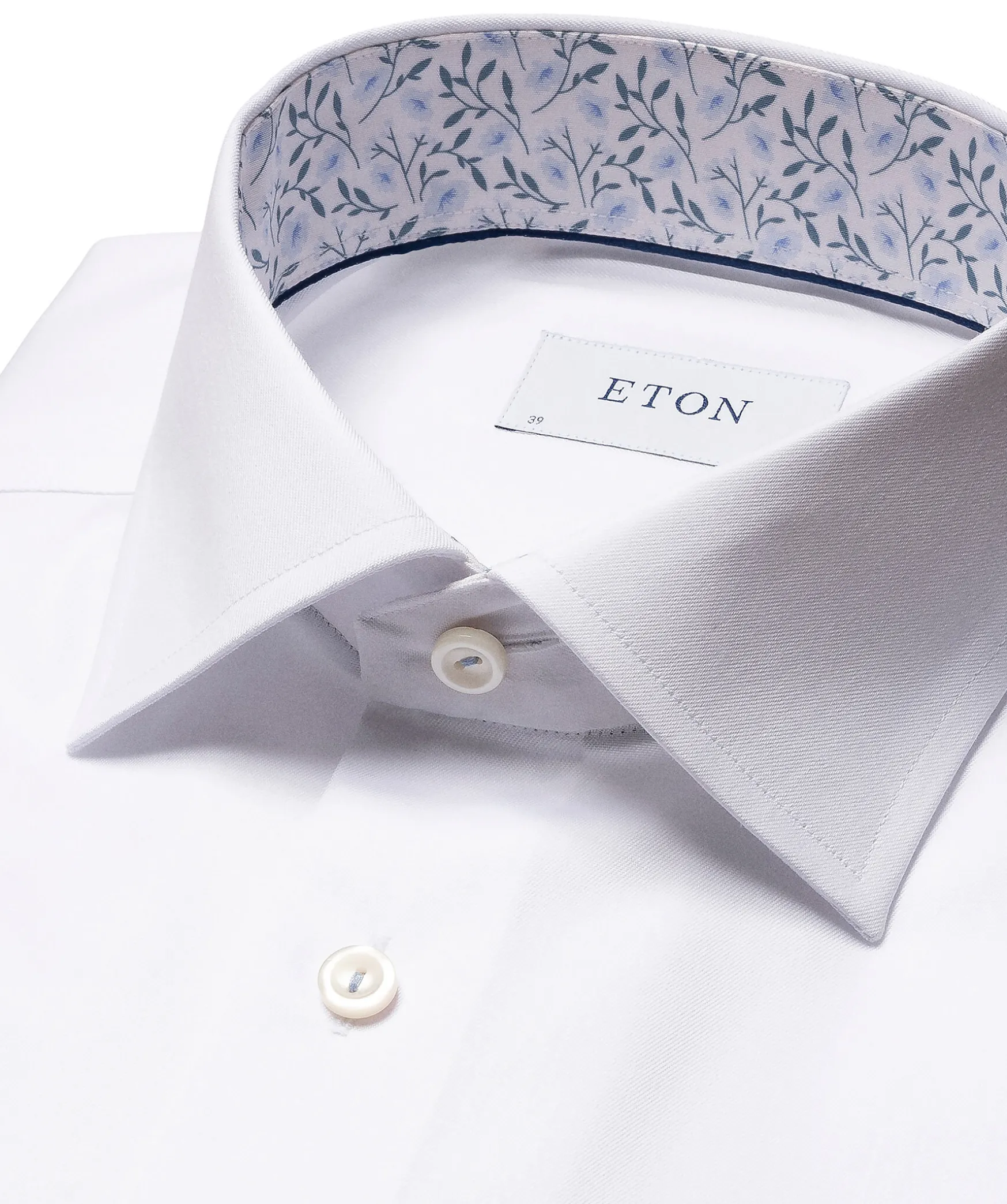 Floral Effect Twill Slim