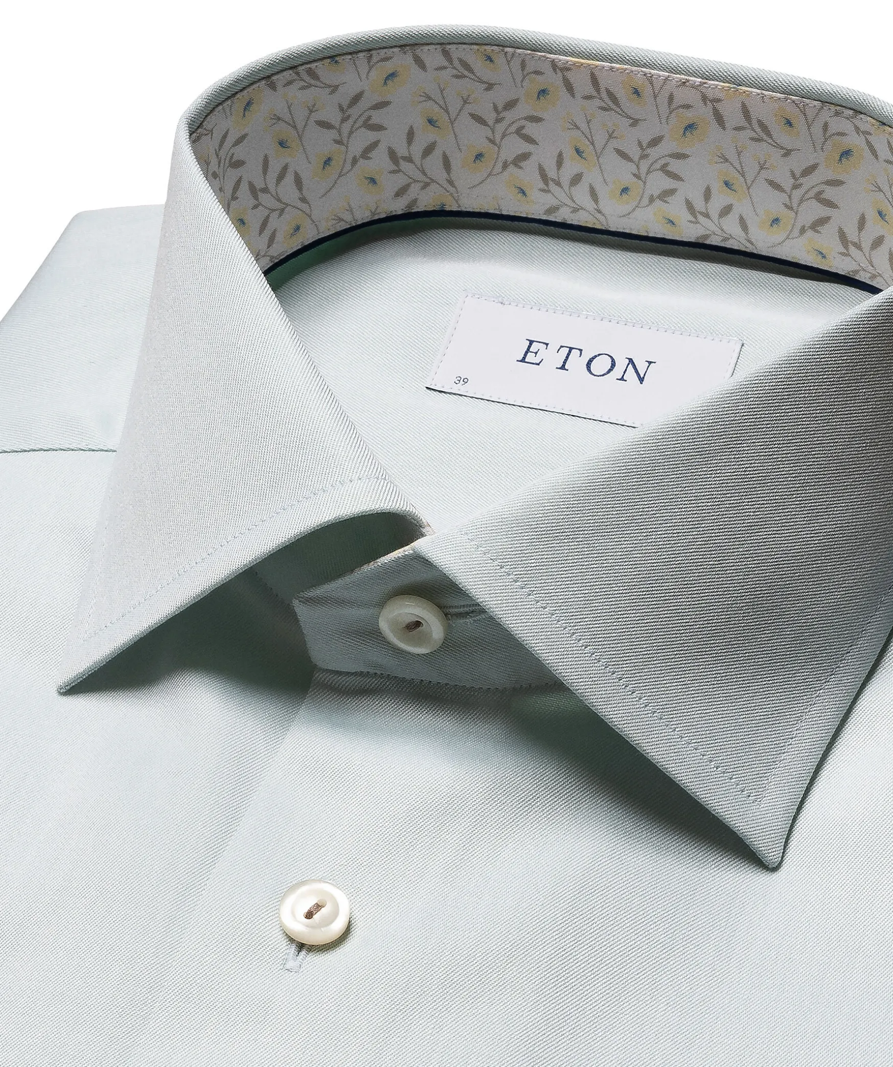 Floral Effect Twill Slim