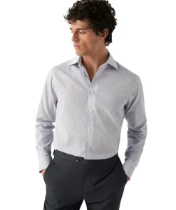 Floral Print Slim Shirt