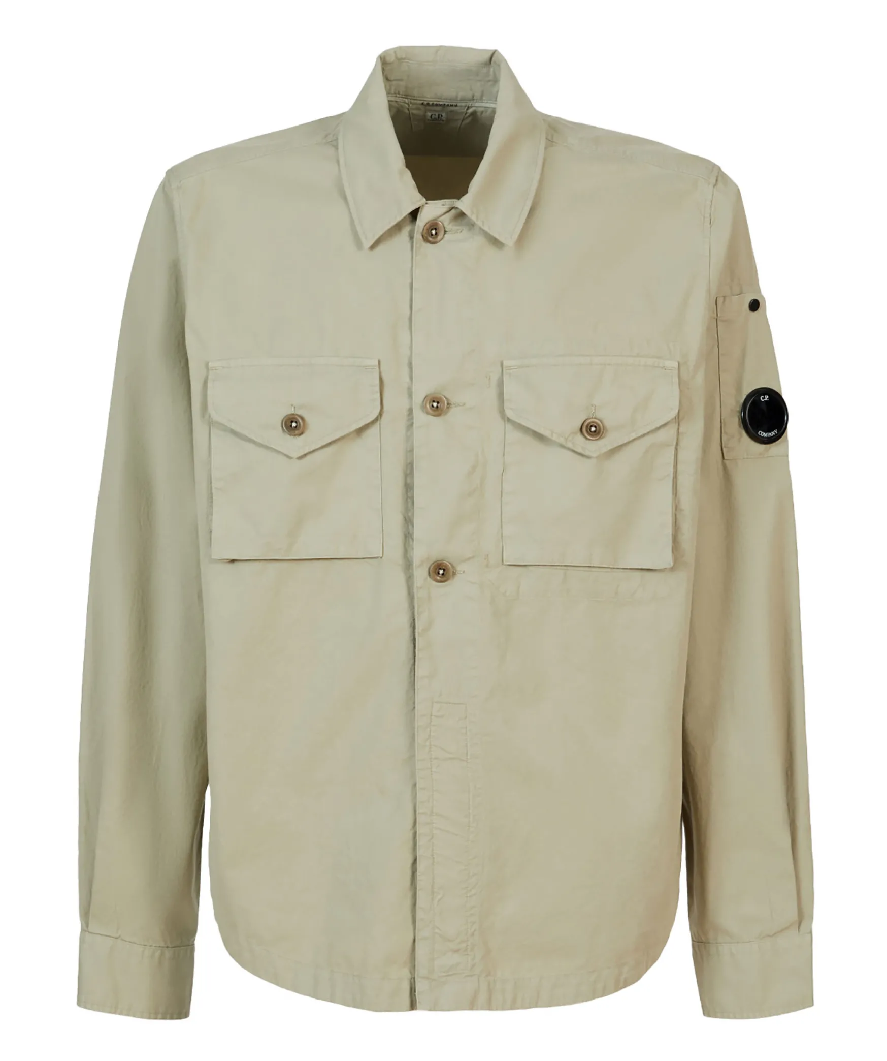 Gabardine Buttoned Shirt