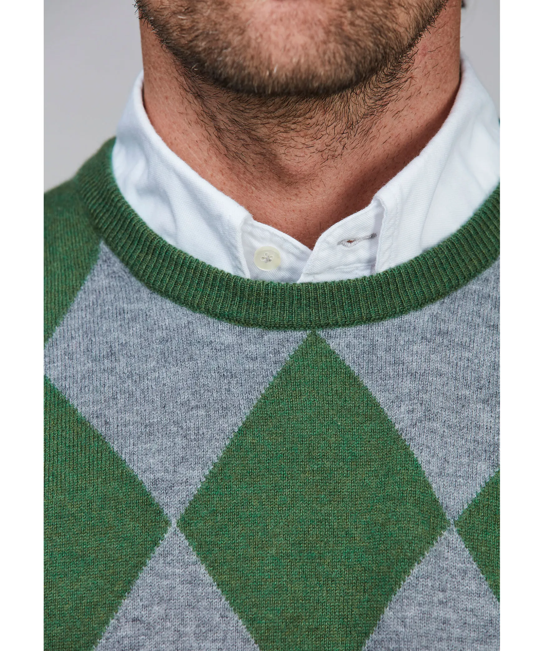 Geelong Crewneck Argyle