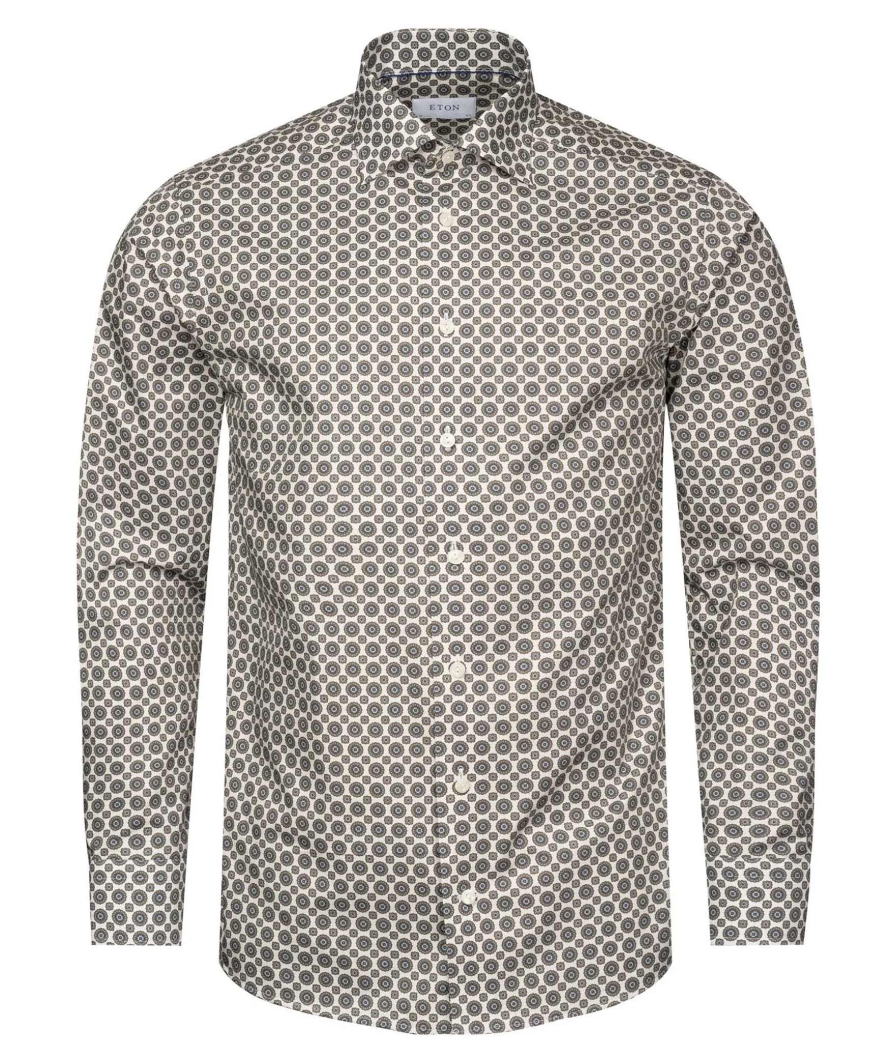 Gemoetric Print Slim Shir