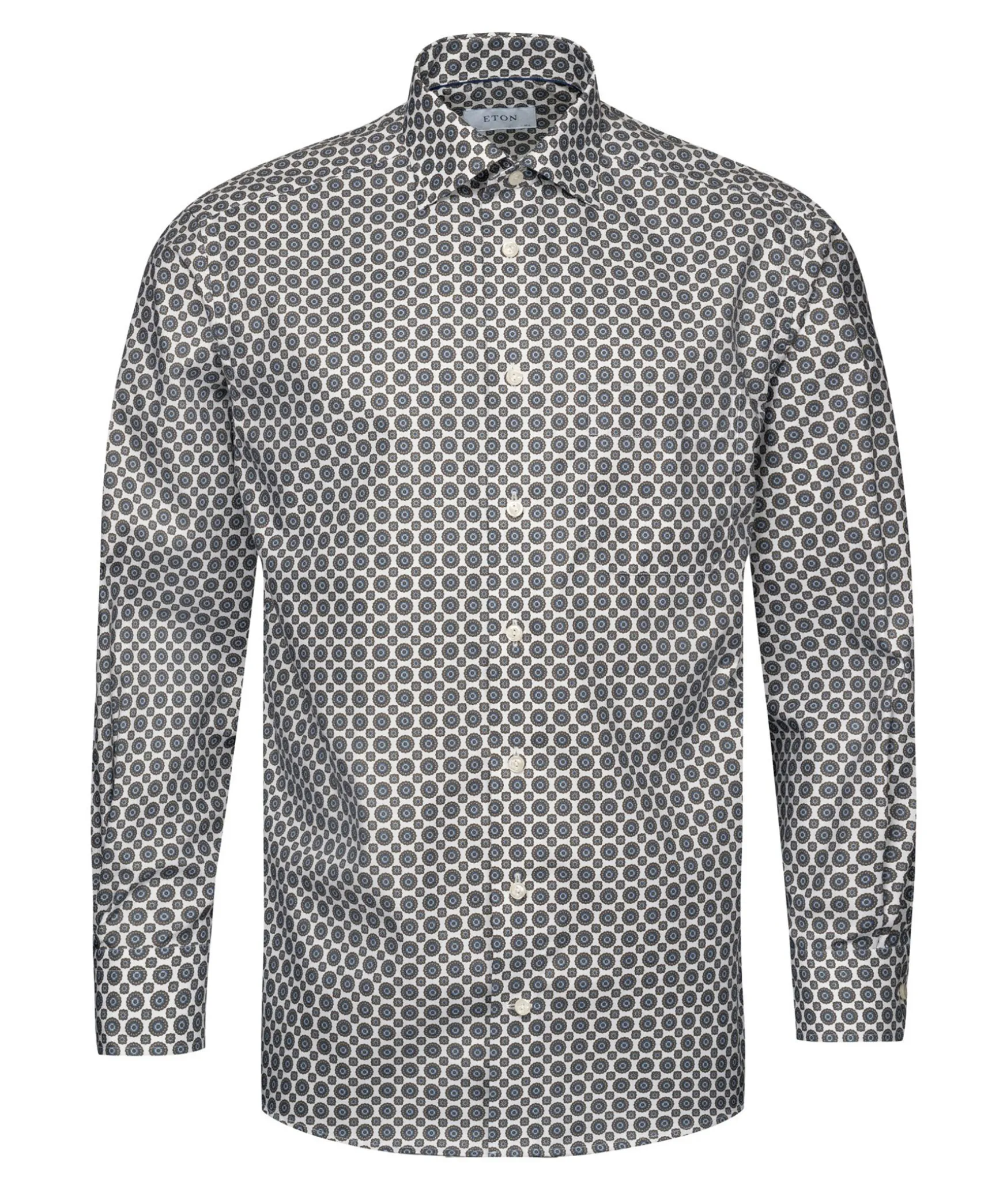 Gemoetric Print Slim Shir