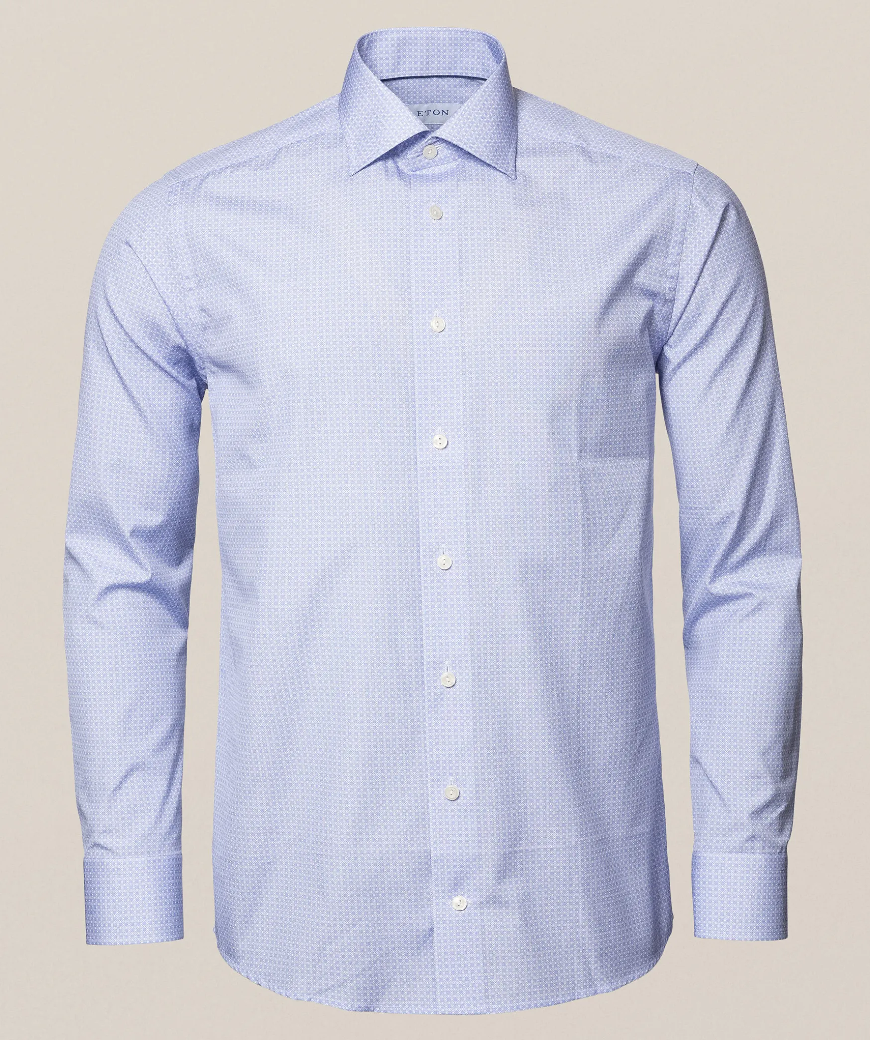 Geometric Poplin Slim