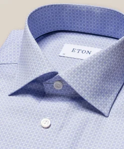 Geometric Poplin Slim