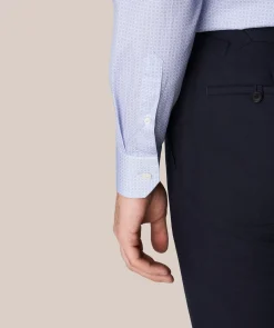 Geometric Poplin Slim