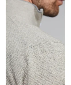 Half Zip Diamond Knit