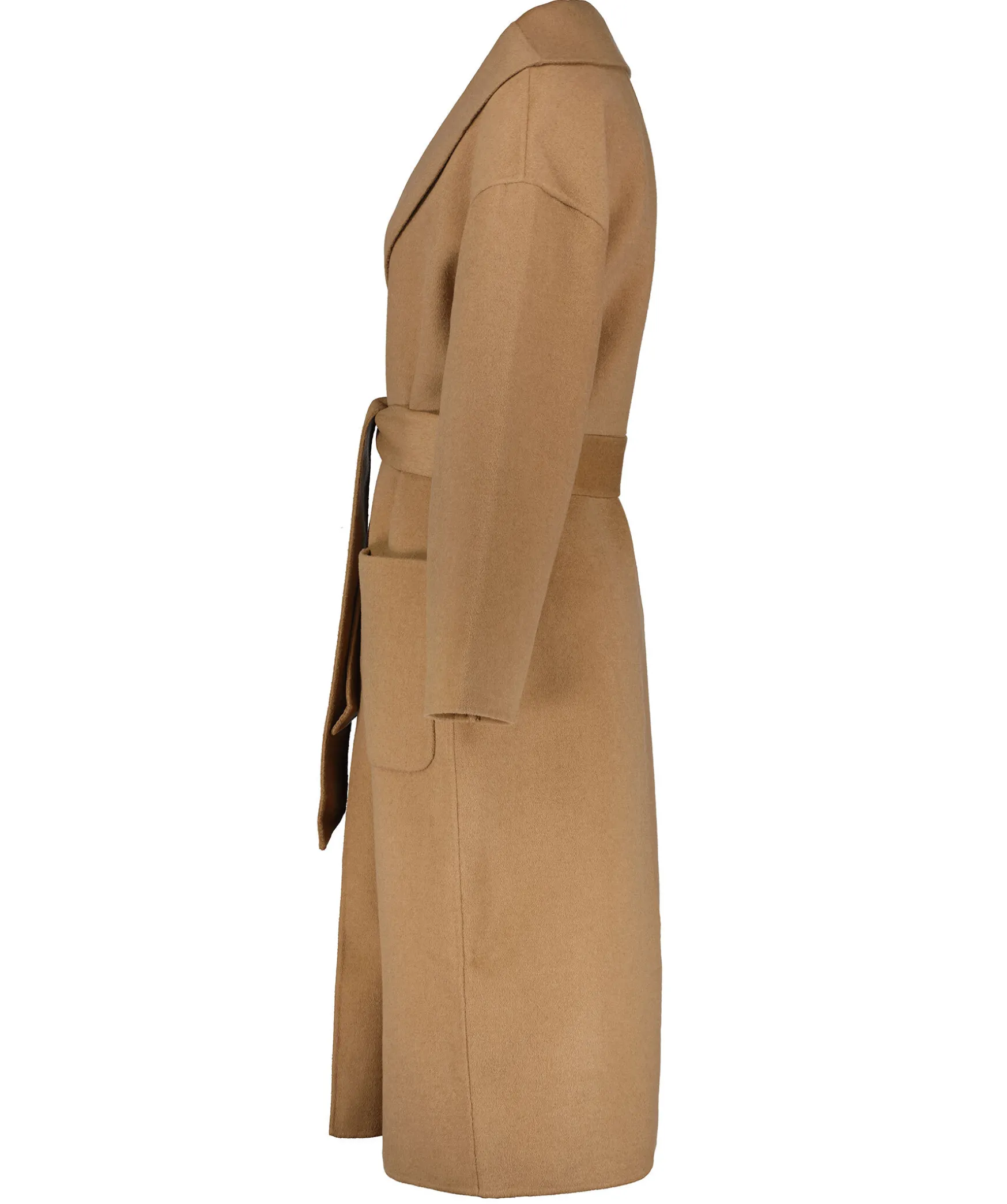 Handstitched Belted Coat