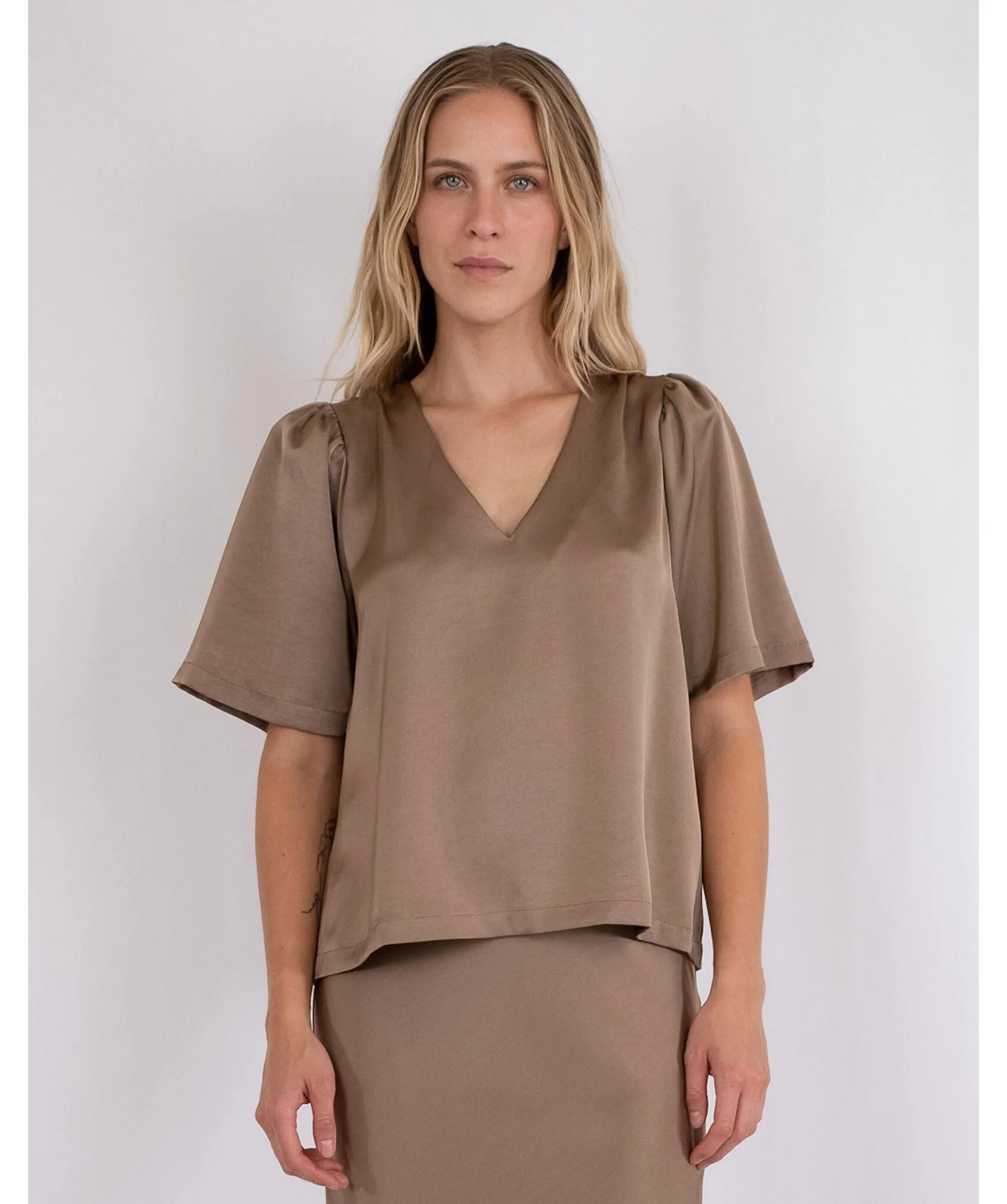 Largo Heavy Sateen Blouse