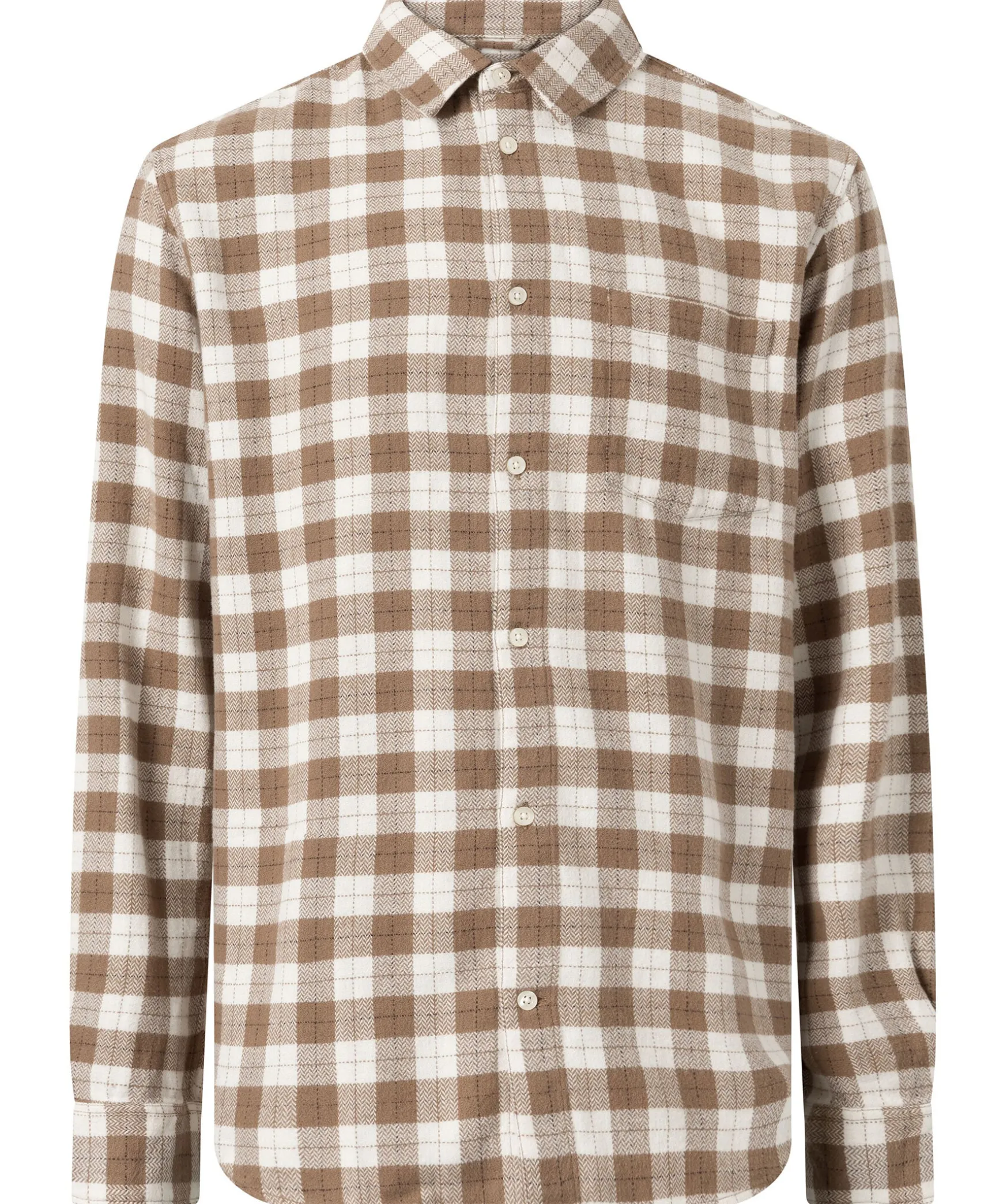 Loose Fit Checked Shirt