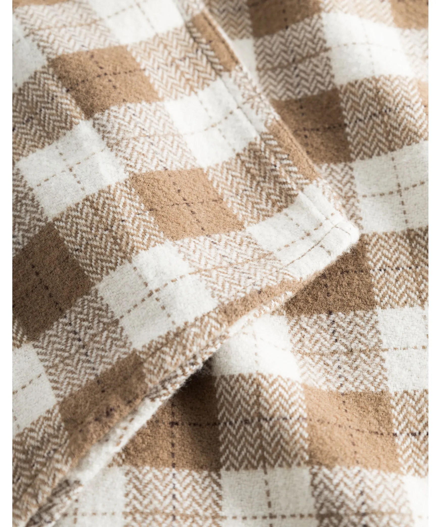 Loose Fit Checked Shirt