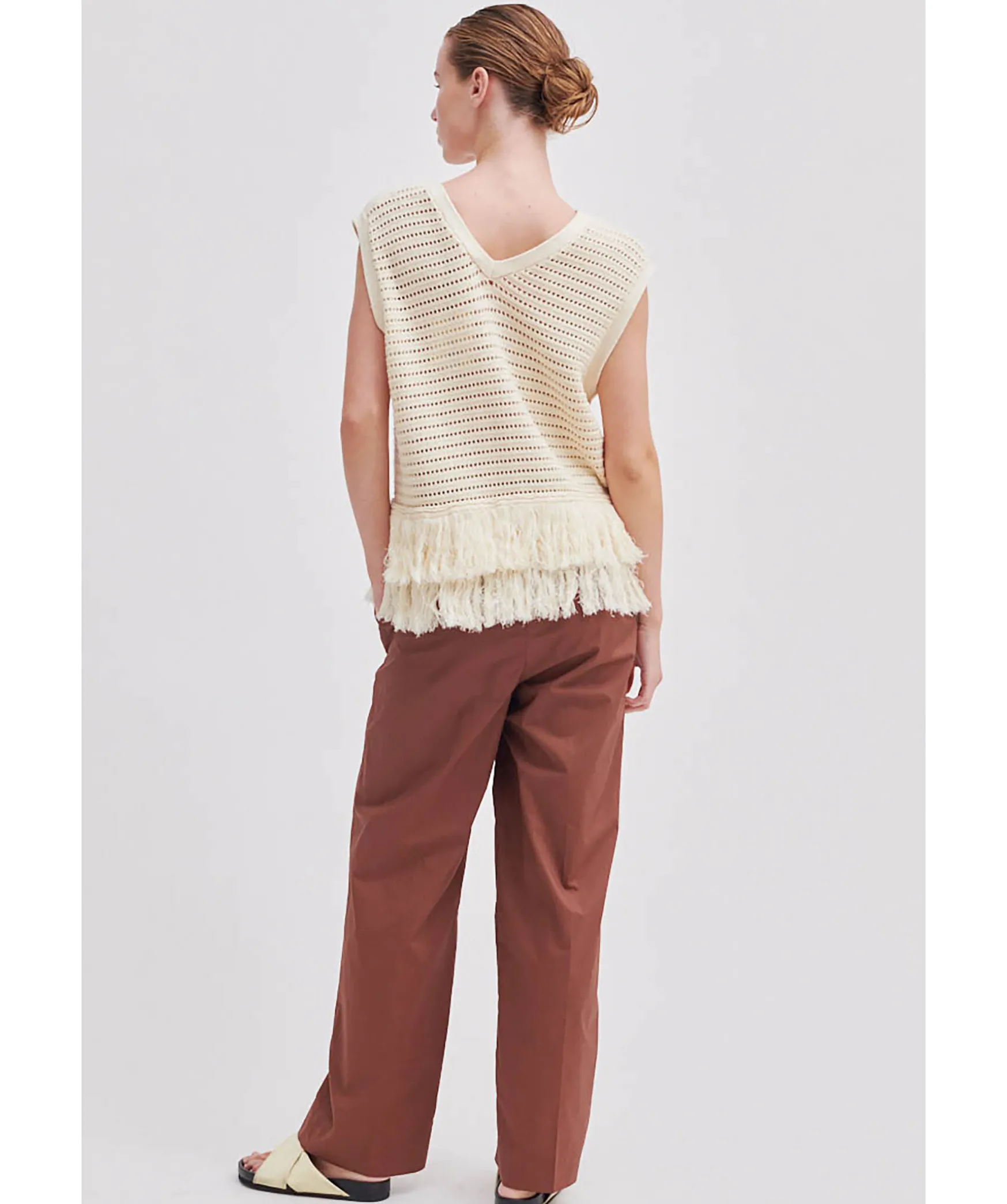 Mantova Fringe Knit Top