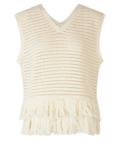 Mantova Fringe Knit Top