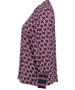 Monogram Frill Blouse