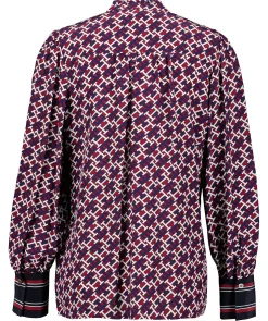 Monogram Frill Blouse