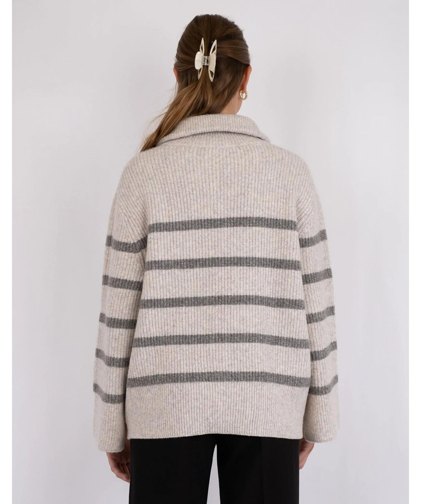 Nevena Half Zip Knit