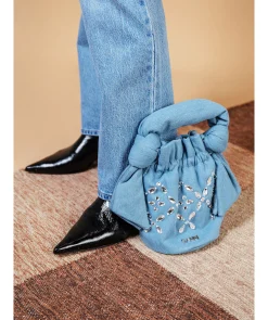 Occasion Emb Denim Bag