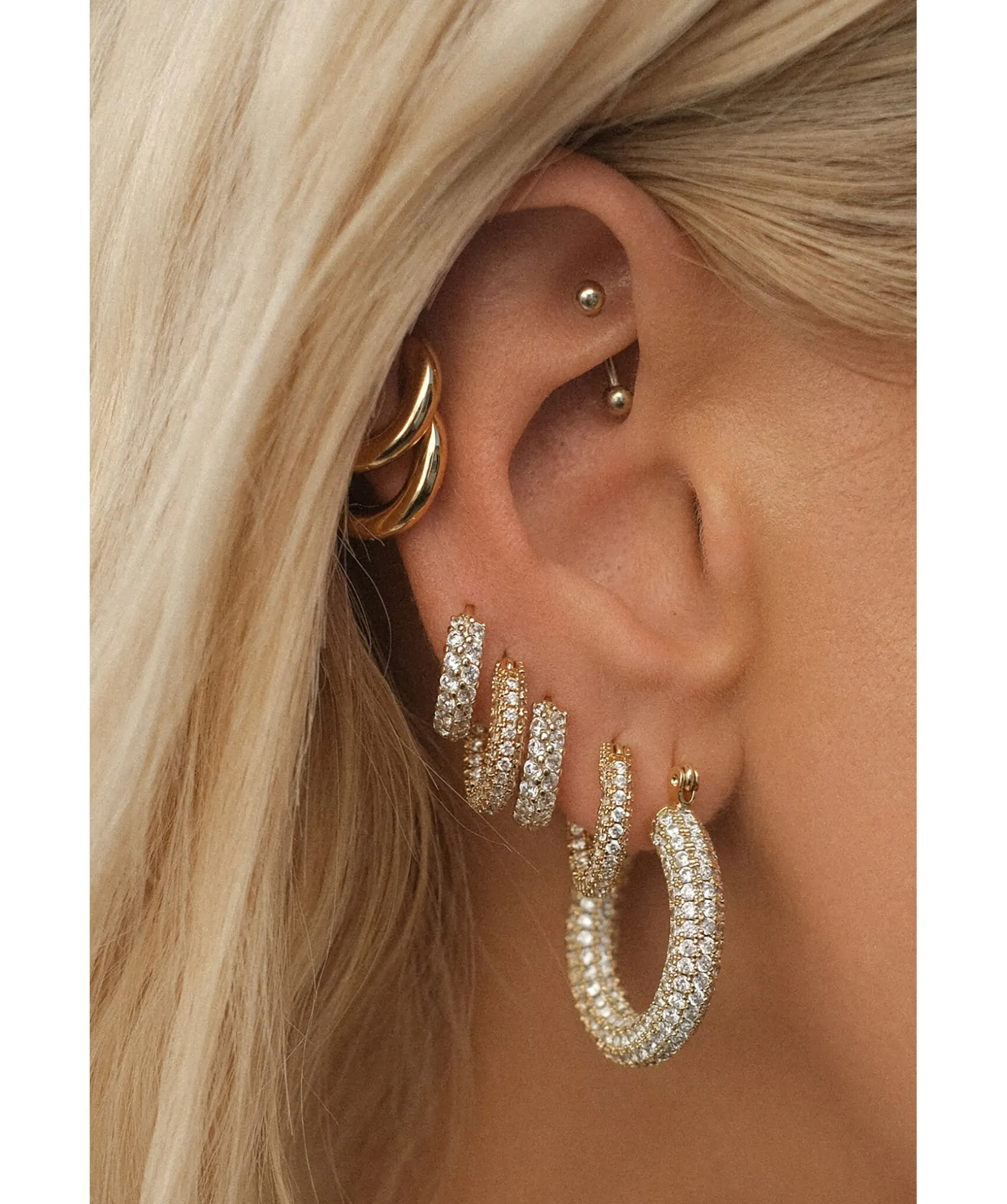 Pave Baby Amalfi Earring