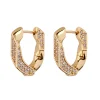 Pave Cuban Link Earring