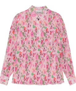 Pleated Georgette Blouse