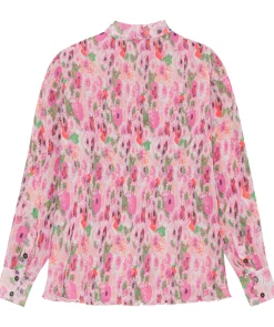 Pleated Georgette Blouse